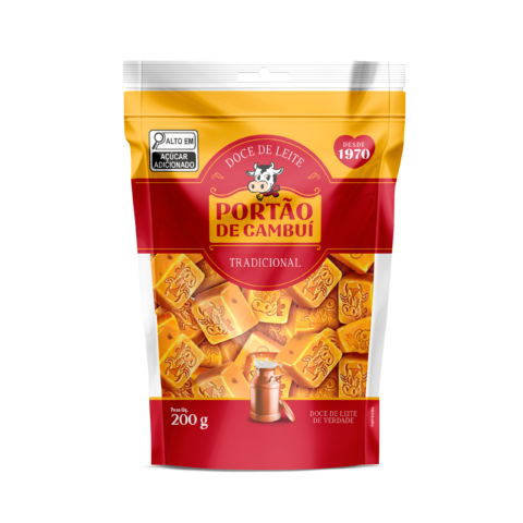 Doce de leite tradicional em cubos 200g