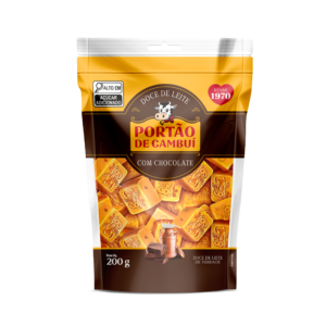 Doce de leite com chocolate em cubos 200g